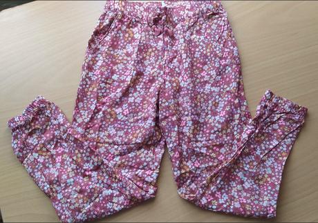 Letní kalhoty do hněda, h&m,134