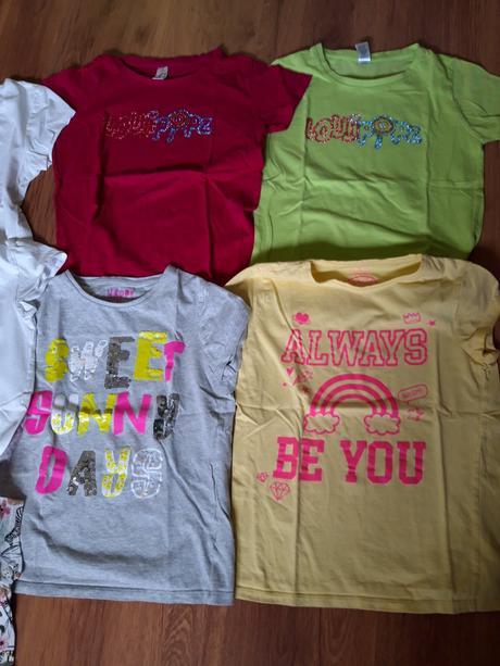 3x triko tričko i jednotlivě 146/152, 146