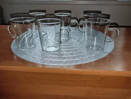 Skleněné hrnečky-6ks,