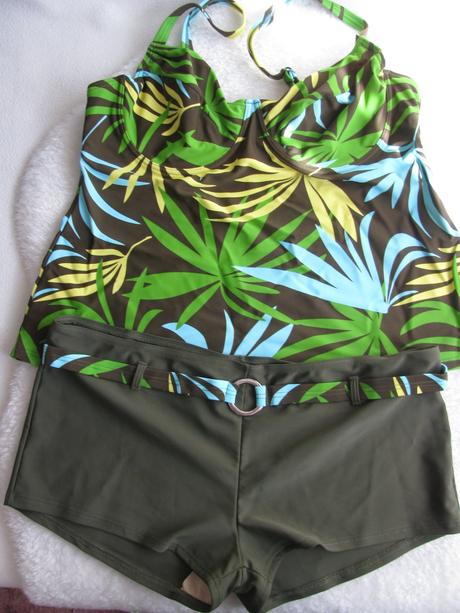 Dvoudílné plavky, tankiny, bonprix,46