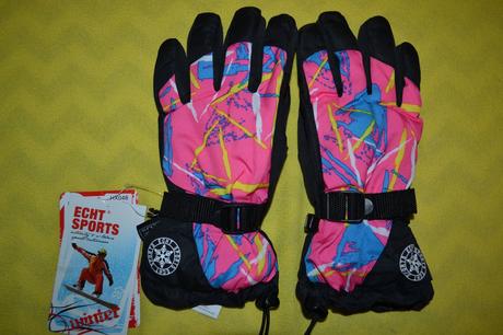 Lyžařské prstové rukavice,nepromokavé,v.152-xl, 152 - xs