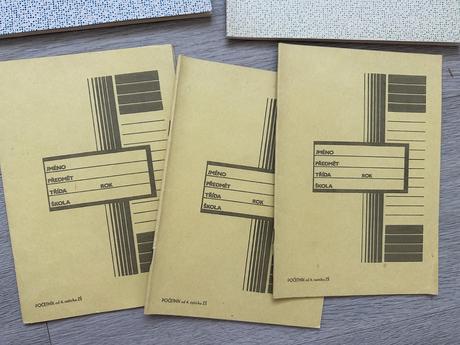 Sada retro sešitů, 9 ks,