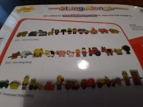 Dřevěné navlékací zvířátka, 