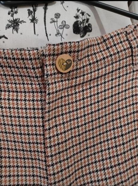 Vintage kárované kalhoty, takko,m