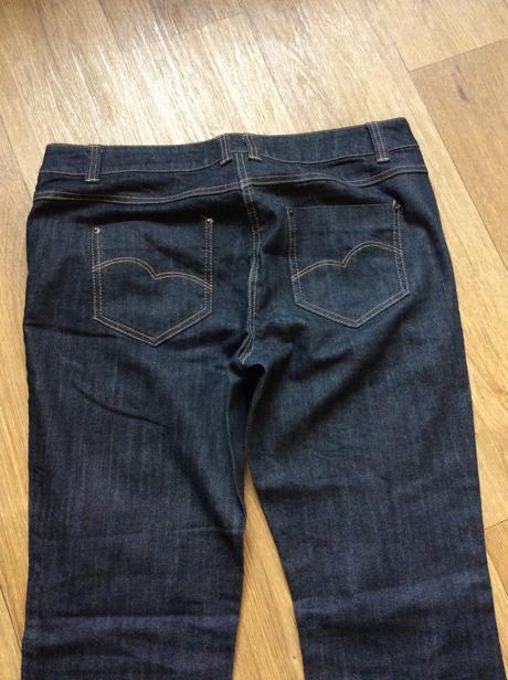 Tmavomodré jeansy/rifle, camaieu,42