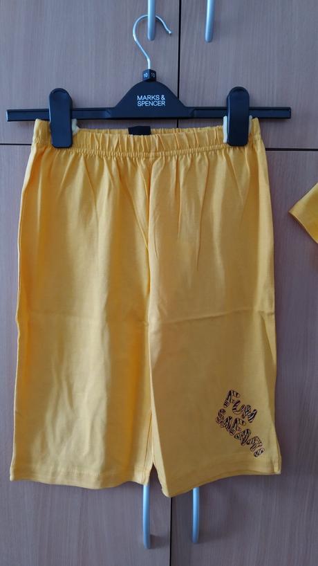 Letní komplet - triko + kraťásky, 134 / 140