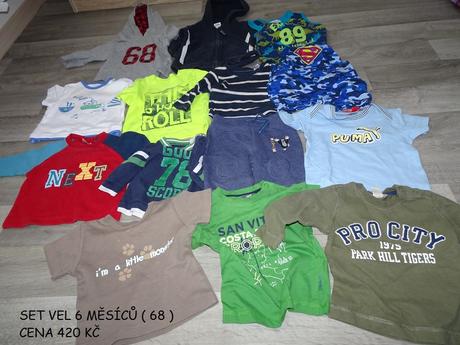Set pro kluky vel 68, 68–80