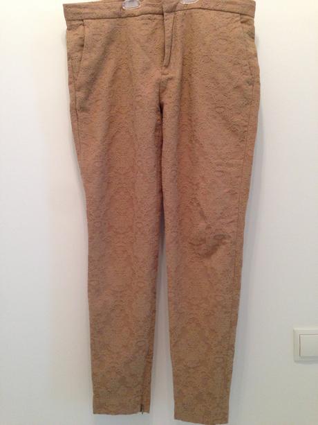 Kalhoty a halenka zara,vel.l sukne sisley+botky 35, zara,l