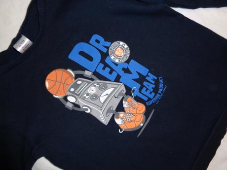 Krásná tmavěmodrá mikina pro baskeťáky, basics,122