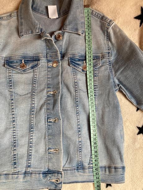 Džínová bunda, h&m,140
