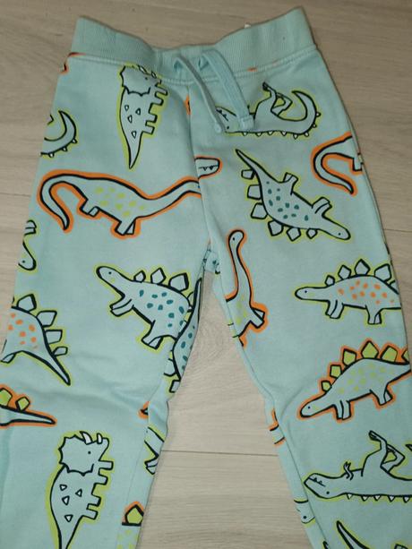 Modré tepláky s dinosaury 98, 98