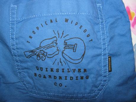 Chlapecké modré letní kraťasy quiksilver, quiksilver,140