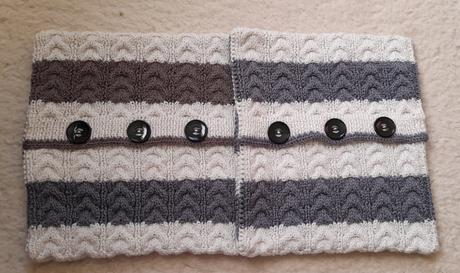 Pletený povlak na polštář chunky knit, 