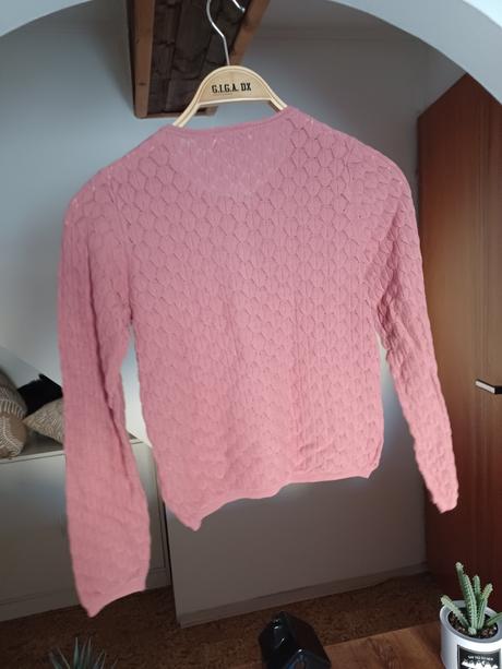 Starorůžový svetr h&m 134/140, h&m,140