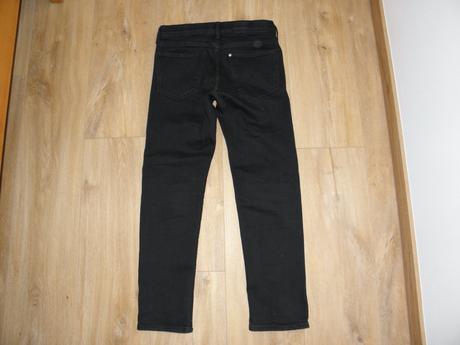 Chlapecké černé rifle / džíny zn. h&m vel.146, h&m,146