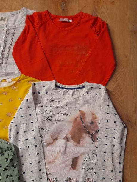 10x tričko, h&m, c&a, peppers, sinsay atd, 134/140, h&m,134