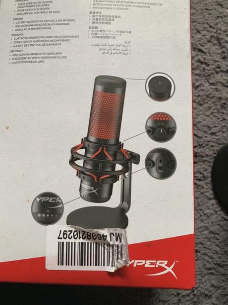 Hyperx quadcast usb mikrofon, 