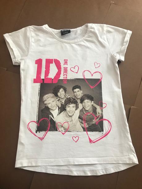 Ob/ triko bílé one direction - v.6/7 let, george,122
