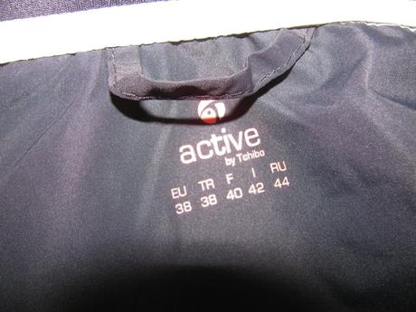 Krásná modrá přechodná bunda s kapucí, větrovka, active,38