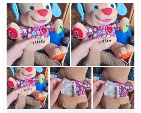 Hrací pejsek pro batole, 