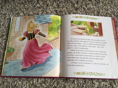 Knížka žabí princ,