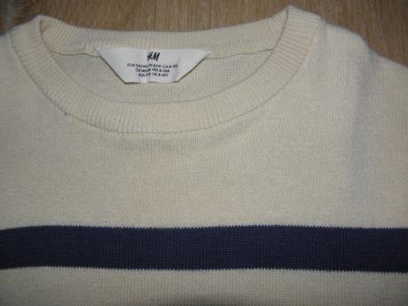 Chlapecký svetr s pruhy zn. h&m vel.134/140, h&m,134