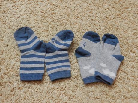 Ponožky proužek + mraky, lupilu,20