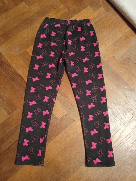 Dětské zateplené legíny - velikost 134/140, 134