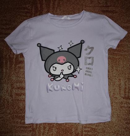 Tričko hello kitty kuromi vel. 146, reserved,146