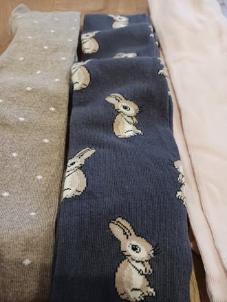 3x h&m punčochy č.134/140, h&m,134