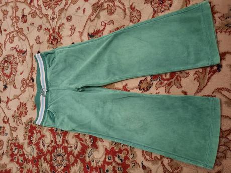 Zelené sametové tepláky, carter's,104