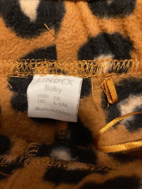 Lindex fleesová souprava + čepice nová, v. 74, lindex,74