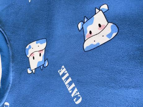 Tepla souprava modrá, 128/134, 128