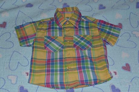 Bavlněná kostkatá košile, early days,80