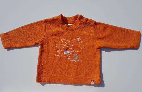 C45	chlapecká fleesová mikina pejsek, c&a,74