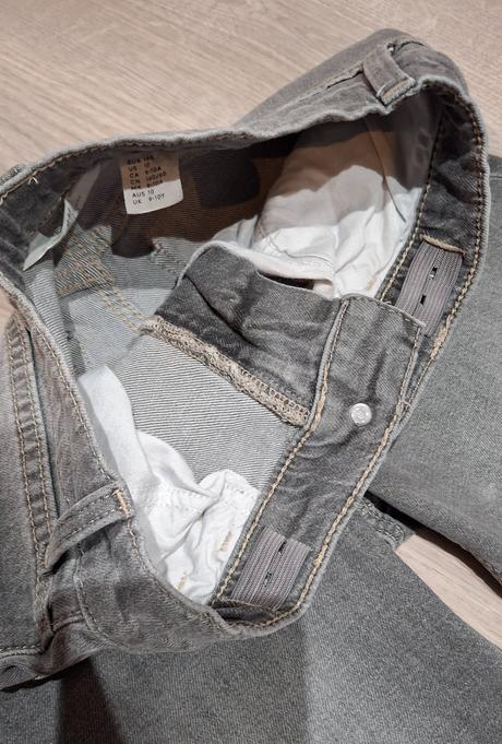 Džíny wide leg h&m, h&m,140