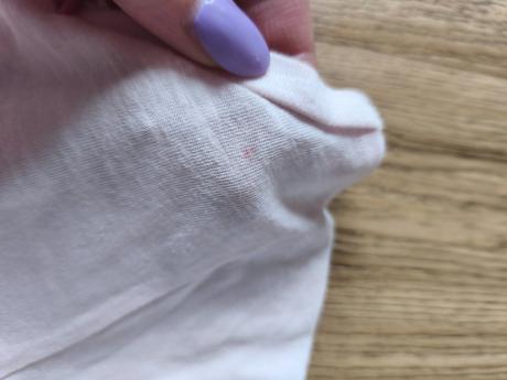 Světle růžové tričko s papouškem h&m 110-128, h&m,116