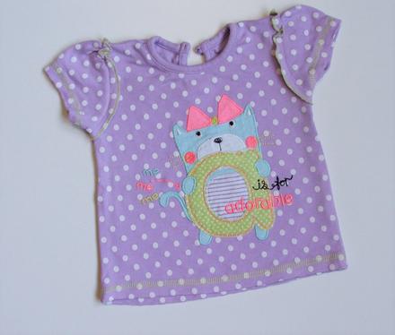 J615 dívčí triko s puntíky vel. 68, george,68