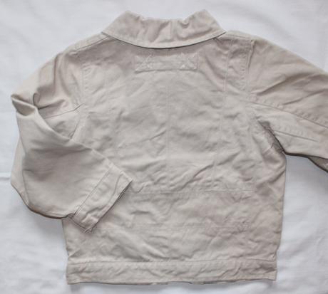 X111. béžová jarní bunda 3-4 roky, mothercare,104