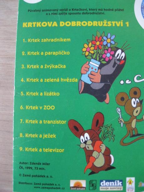 Dvd krteček, 
