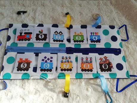 Quiet book počítání, 