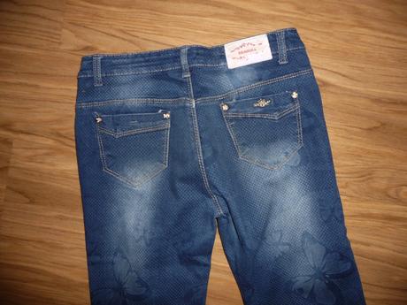 Dívčí džínové kalhoty seagull na 12-13l vel.158, 158