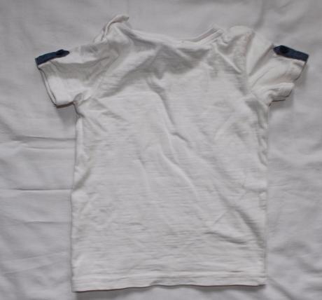 C189. bílé tričko 3-6 měs., george,68