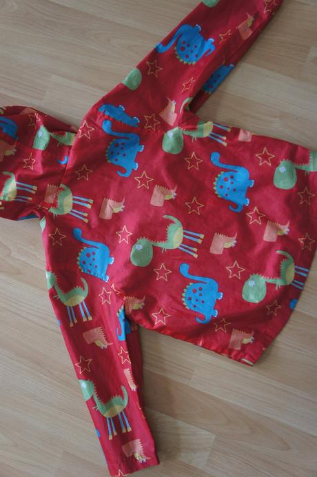 Jarní šusťáková bunda s dinosaury, vel. 104-110, 104