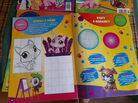 4x časopis lps littlest pet shop používaný,čtený,
