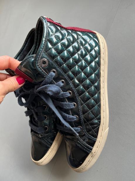 Geox respira vel 36 zeleno modrá tenisky kotníkové, geox,36