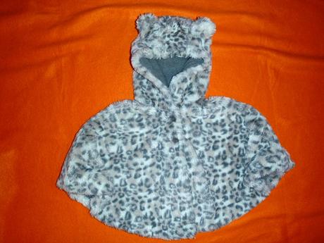 Luxusní teploučké pončo s ouškama - zvířecí motiv, next,92