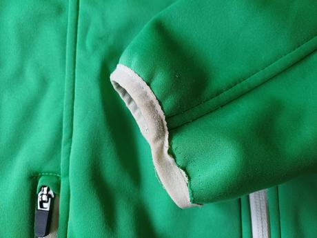 Zelená softshellová bunda, vel. s, 170, crivit,s