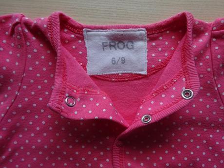 Overal s puntíky bez ťapek, vel. 74, frog,74