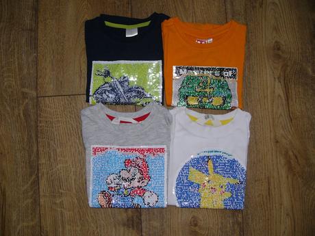 Trička dlouhý rukáv, vel.104, h&m,104